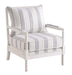 Blanchett Upholstered Accent Chair with Spindle Accent White and Navy - Premium Accent Chair from Coaster Z2 Standard - Just $478! Shop now at Furniture Wholesale Plus  We are the best furniture store in Nashville, Hendersonville, Goodlettsville, Madison, Antioch, Mount Juliet, Lebanon, Gallatin, Springfield, Murfreesboro, Franklin, Brentwood