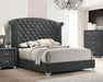 Melody - Upholstered Wingback Bed – Upholstered Beds by CoasterEveryday at Furniture Wholesale Plus , Nashville furniture store