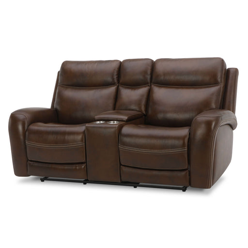 Blair - Loveseat With Console P2 & ZG - Cognac – Reclining Loveseats by Liberty Furniture at Furniture Wholesale Plus , Nashville furniture store
