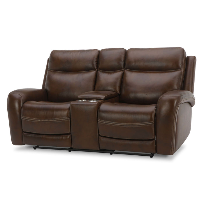 Blair - Loveseat With Console P2 & ZG - Cognac – Reclining Loveseats by Liberty Furniture at Furniture Wholesale Plus , Nashville furniture store