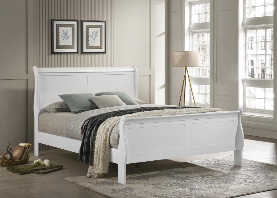 Louis Philippe - Panel Sleigh Bed – Sleigh Beds by CoasterEveryday at Furniture Wholesale Plus , Nashville furniture store