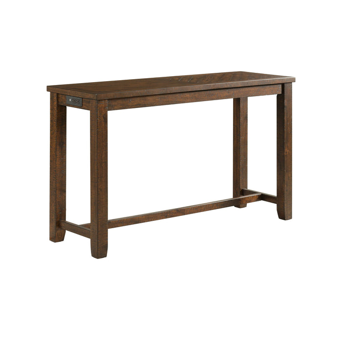 Jax - Bar Table Single Pack (Table And Three Stools) - Dark Walnut – 4 Piece Dining Room Sets by Elements International at Furniture Wholesale Plus , Nashville furniture store
