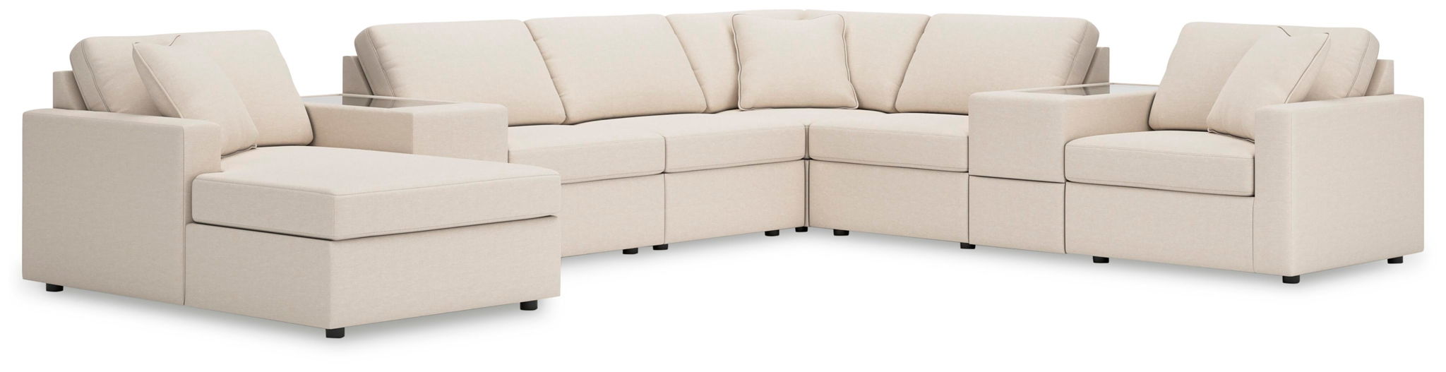 Modmax - Sectional - Oyster – Stationary Sectionals by Signature Design by Ashley® at Furniture Wholesale Plus , Nashville furniture store