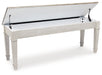 Skempton - Storage Bench - White – Storage Benches by Signature Design by Ashley® at Furniture Wholesale Plus , Nashville furniture store