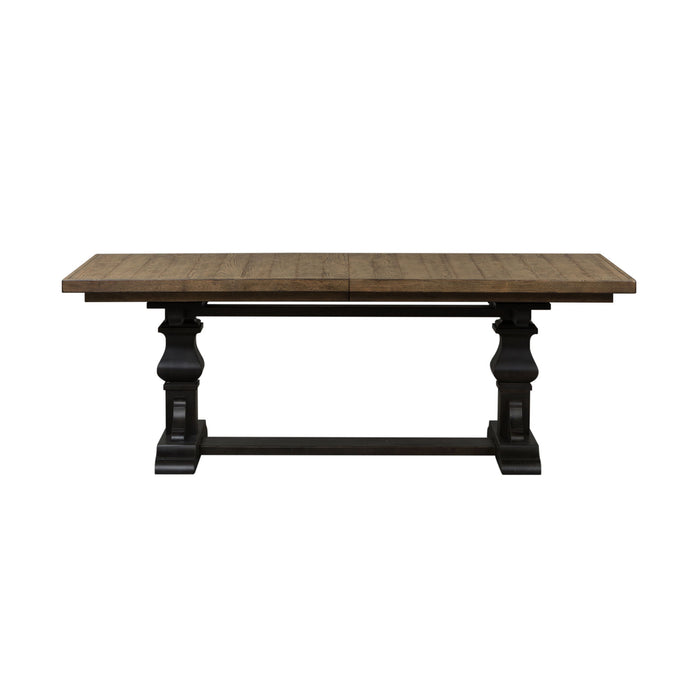 Harvest Home - Trestle Table Set – 5 Piece Dining Room Sets by Liberty Furniture at Furniture Wholesale Plus , Nashville furniture store