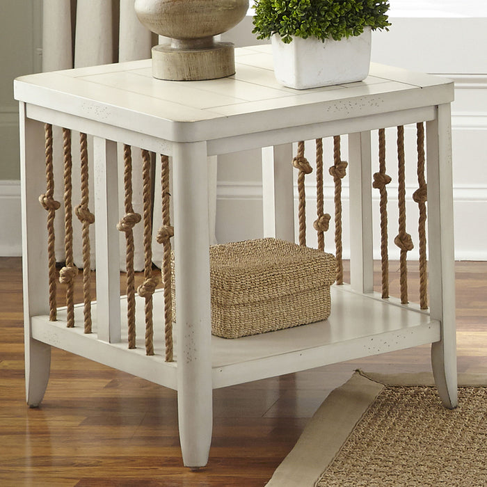 Dockside - End Table - White – End Tables by Liberty Furniture at Furniture Wholesale Plus , Nashville furniture store