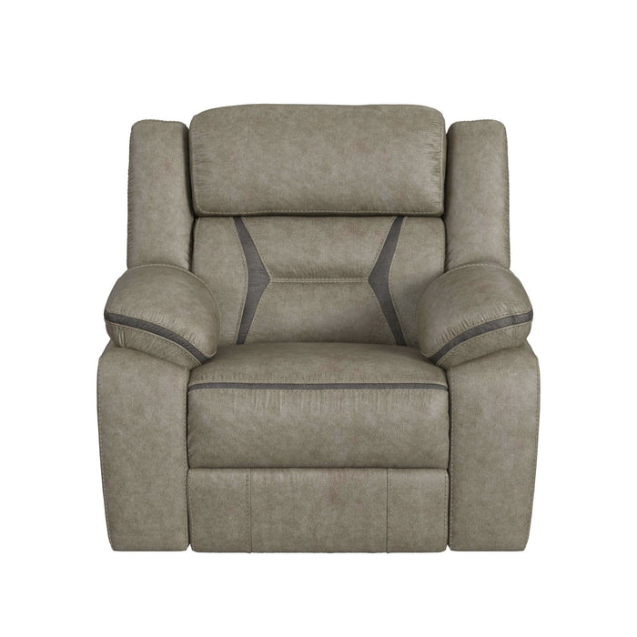 Engage - Motion Recliner - Corral Gray – Reclining Chairs by Elements International at Furniture Wholesale Plus , Nashville furniture store