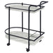 Desiree - 2-Tier Faux Marble Shelf Metal Bar Cart - Premium Bar Carts from CoasterEveryday - Just $159! Shop now at Furniture Wholesale Plus  We are the best furniture store in Nashville, Hendersonville, Goodlettsville, Madison, Antioch, Mount Juliet, Lebanon, Gallatin, Springfield, Murfreesboro, Franklin, Brentwood