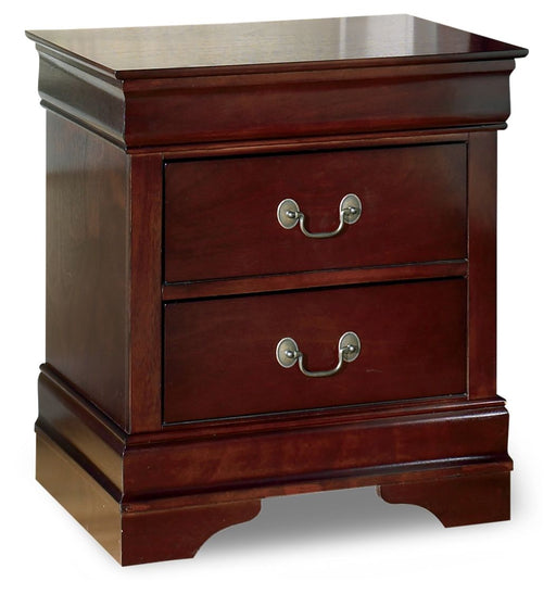 Alisdair - Two Drawer Night Stand - Reddish Brown – Accent Nightstands by Signature Design by Ashley® at Furniture Wholesale Plus , Nashville furniture store