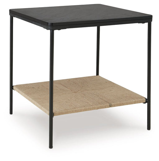 Minrich - Accent Table - Black / Natural – Accent Tables by Signature Design by Ashley® at Furniture Wholesale Plus , Nashville furniture store