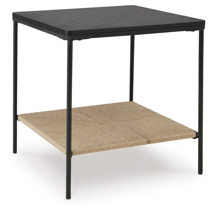 Minrich - Accent Table - Black / Natural – Accent Tables by Signature Design by Ashley® at Furniture Wholesale Plus , Nashville furniture store