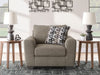 Triston-Peaks - Living Room Set – Stationary Chair & Ottoman by Benchcraft® at Furniture Wholesale Plus , Nashville furniture store