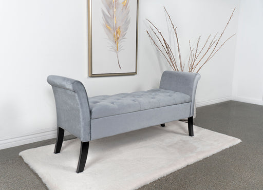 Farrah Upholstered Rolled Arms Storage Bench - Premium Bench from Coaster Z2 Standard - Just $218! Shop now at Furniture Wholesale Plus  We are the best furniture store in Nashville, Hendersonville, Goodlettsville, Madison, Antioch, Mount Juliet, Lebanon, Gallatin, Springfield, Murfreesboro, Franklin, Brentwood