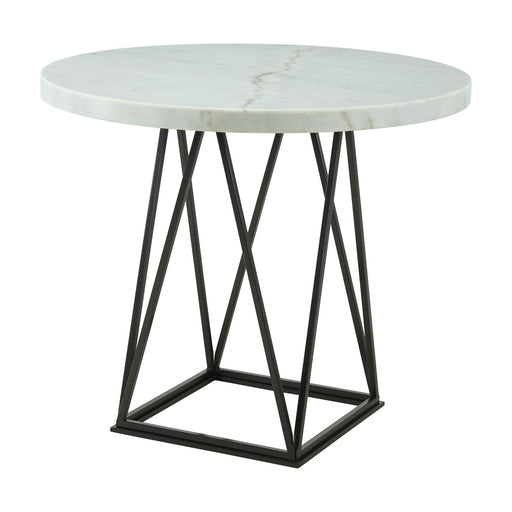 Riko - Round Counter Height Dining Table - White – Counter Tables by Elements International at Furniture Wholesale Plus , Nashville furniture store