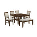 Portage - Standard Height Dining Set – 5 Piece Dining Room Sets by Elements International at Furniture Wholesale Plus , Nashville furniture store