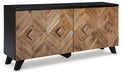Robin Ridge - Accent Cabinet - Brown / Beige – Accent Cabinets by Signature Design by Ashley® at Furniture Wholesale Plus , Nashville furniture store