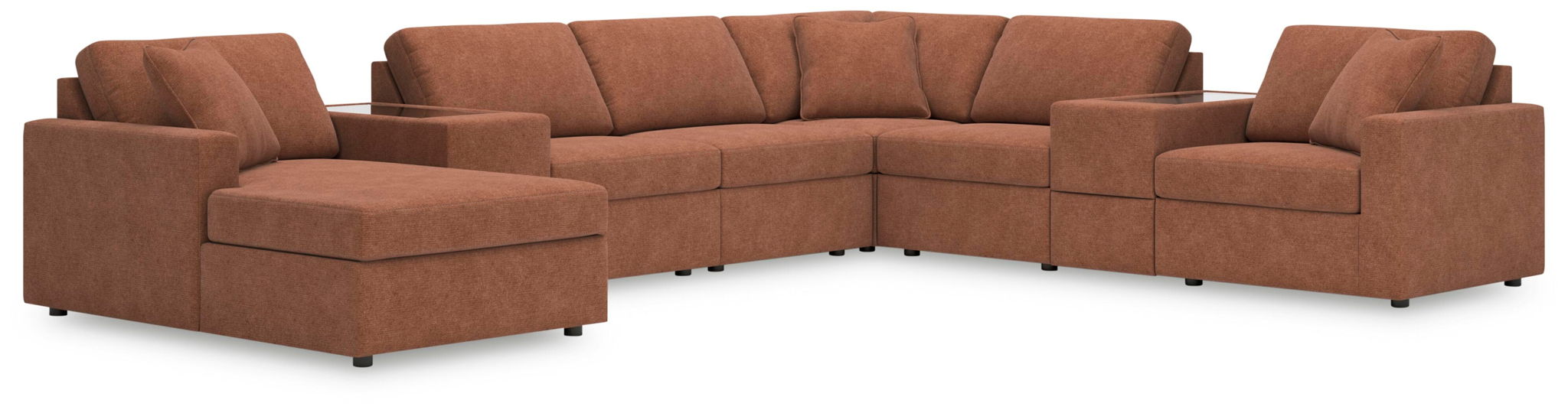 Modmax - Sectional - Spice – Stationary Sectionals by Signature Design by Ashley® at Furniture Wholesale Plus , Nashville furniture store