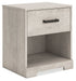 Shawburn - One Drawer Night Stand - Gray – Accent Nightstands by Signature Design by Ashley® at Furniture Wholesale Plus , Nashville furniture store