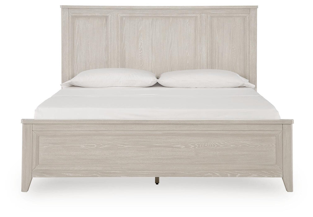 Darbonton - King Panel Storage Bed - Dove White – Storage Beds by Signature Design by Ashley® at Furniture Wholesale Plus , Nashville furniture store