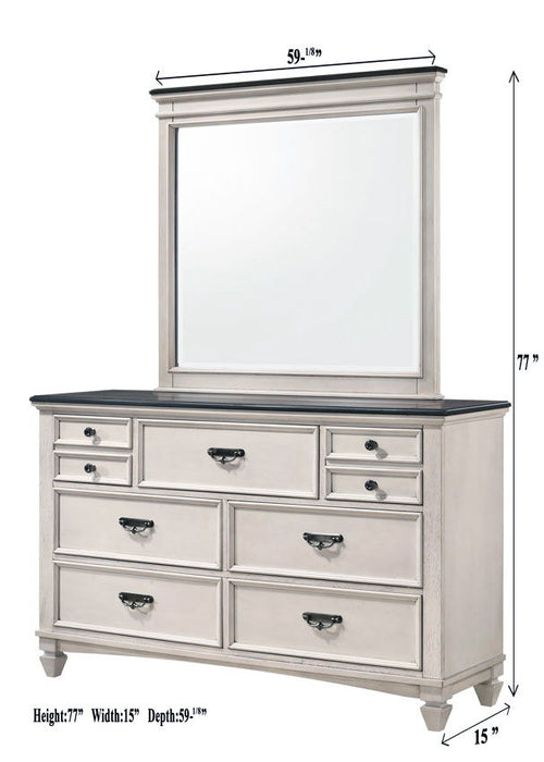 Sawyer - Dresser, Mirror – Dressers by Crown Mark at Furniture Wholesale Plus , Nashville furniture store