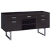 Lawtey - 5-Drawer Home Office Storage Credenza - Cappuccino - Premium Credenzas from CoasterEveryday - Just $359! Shop now at Furniture Wholesale Plus  We are the best furniture store in Nashville, Hendersonville, Goodlettsville, Madison, Antioch, Mount Juliet, Lebanon, Gallatin, Springfield, Murfreesboro, Franklin, Brentwood