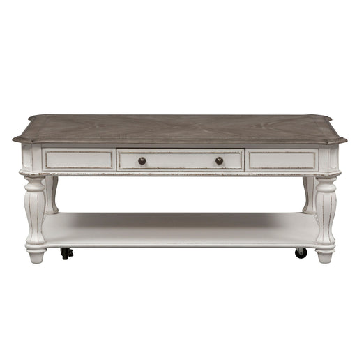 Magnolia Manor - Rectangular Cocktail Table – Cocktail Tables by Liberty Furniture at Furniture Wholesale Plus , Nashville furniture store