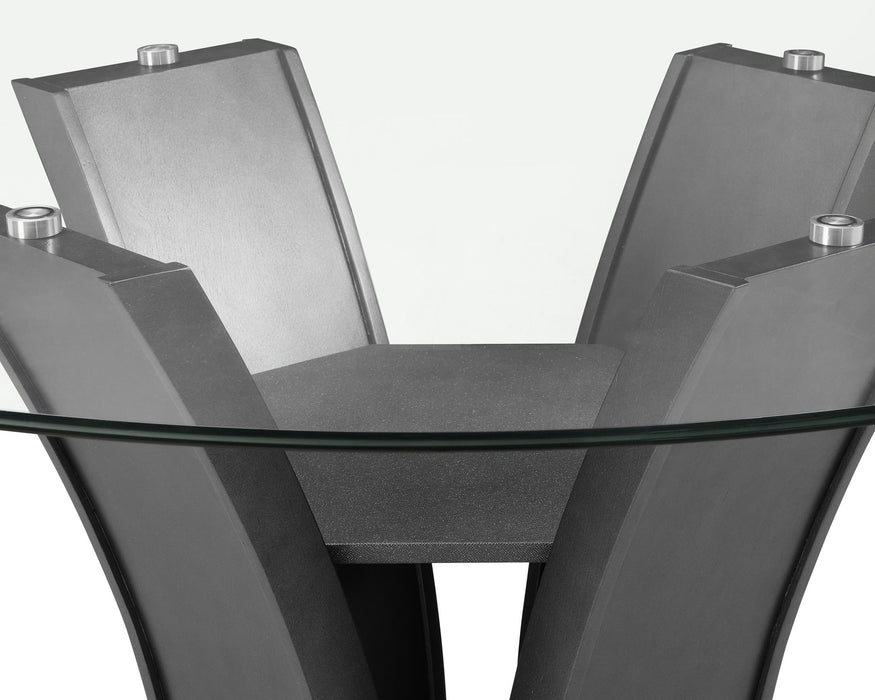 Camelia - Counter Height Table - Glass - Gray – Counter Tables by Crown Mark at Furniture Wholesale Plus , Nashville furniture store