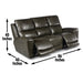 Laurel - Dual Power Sofa – Reclining Sofas by Steve Silver Furniture at Furniture Wholesale Plus , Nashville furniture store