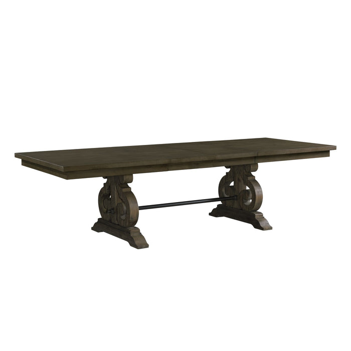 Stone - Dining Table – Dining Tables with Extensions by Elements International at Furniture Wholesale Plus , Nashville furniture store