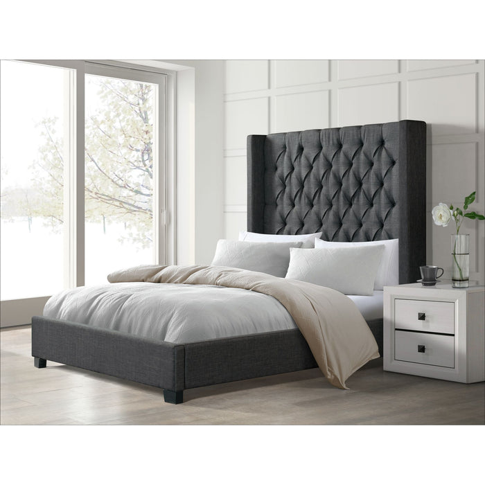Morrow - Bed – Upholstered Beds by Elements International at Furniture Wholesale Plus , Nashville furniture store
