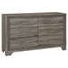 Wright - 6-Drawer Dresser Cabinet – Dressers by Coaster Fine Furniture at Furniture Wholesale Plus , Nashville furniture store