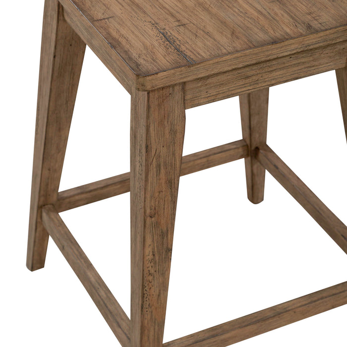 Pinebrook Ridge - Console Stool - Weathered Toffee – Accent Stools by Liberty Furniture at Furniture Wholesale Plus , Nashville furniture store