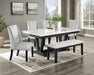 Vance - Bench - Charcoal & Gray – Dining Benches by Crown Mark at Furniture Wholesale Plus , Nashville furniture store