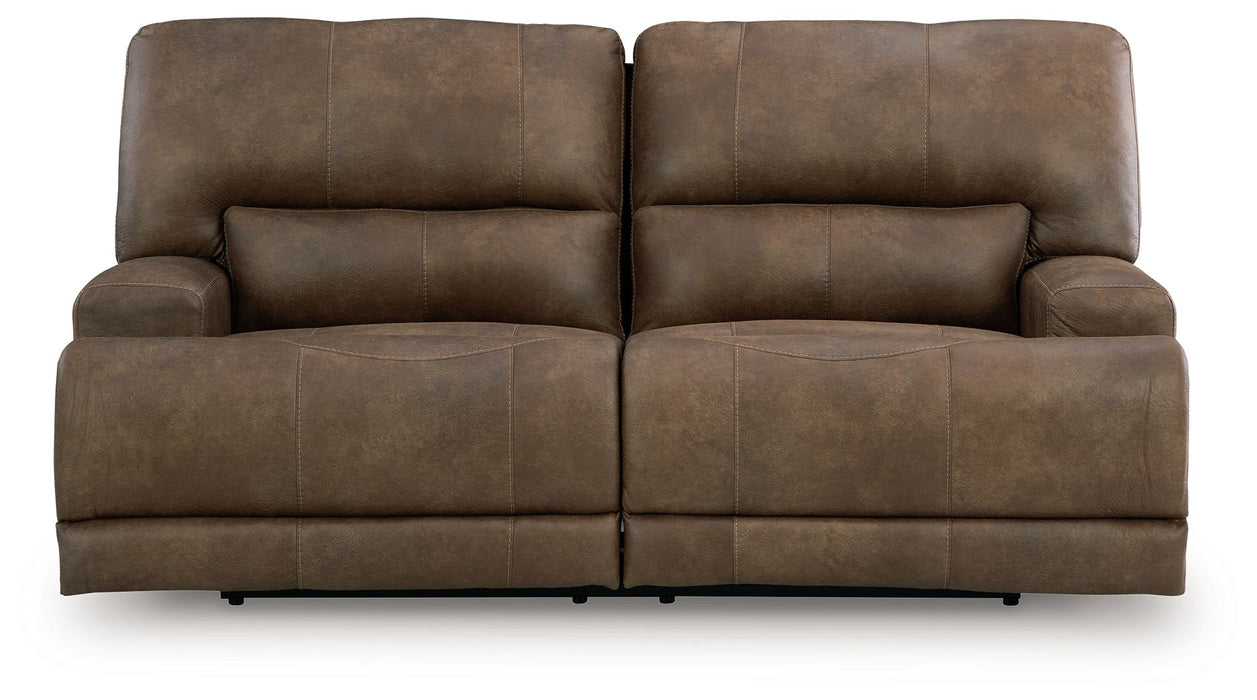Beckley Place - 2 Seat Power Reclining Sofa With Adjustable Headrest - Earth – Reclining Sofas by Signature Design by Ashley® at Furniture Wholesale Plus , Nashville furniture store