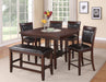 Fulton - Counter Height Table - Premium Counter Tables from Crown Mark - Just $379! Shop now at Furniture Wholesale Plus  We are the best furniture store in Nashville, Hendersonville, Goodlettsville, Madison, Antioch, Mount Juliet, Lebanon, Gallatin, Springfield, Murfreesboro, Franklin, Brentwood