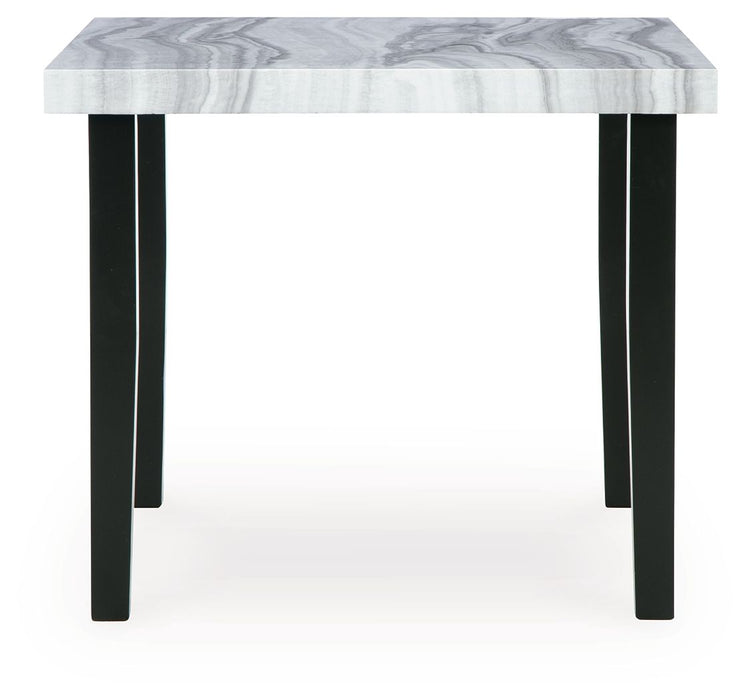 Mervannie - Square Dining Room Counter Table - Gray / Black – Counter Tables by Signature Design by Ashley® at Furniture Wholesale Plus , Nashville furniture store