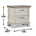 Bear Creek - Accent Nightstand – Accent Nightstands by Steve Silver Furniture at Furniture Wholesale Plus , Nashville furniture store