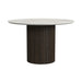 Sylvie - Round Dining Table With Faux Marble Top – Dining Tables by Elements International at Furniture Wholesale Plus , Nashville furniture store
