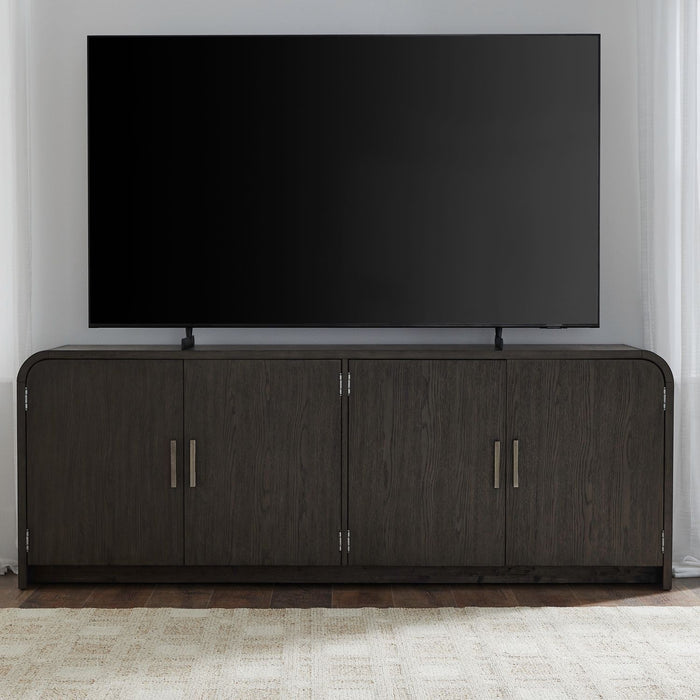 Perspectives - 82" TV Console - Espresso – TV Stands by Liberty Furniture at Furniture Wholesale Plus , Nashville furniture store