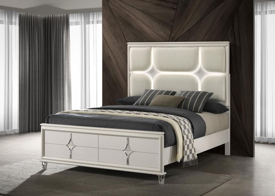 Olivia - Panel Bed LED Headboard – Panel Beds by Coaster Fine Furniture at Furniture Wholesale Plus , Nashville furniture store