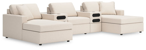 Modmax Double Chaise with Audio Consoles - Premium Sectional from Ashley Furniture - Just $2283.68! Shop now at Furniture Wholesale Plus  We are the best furniture store in Nashville, Hendersonville, Goodlettsville, Madison, Antioch, Mount Juliet, Lebanon, Gallatin, Springfield, Murfreesboro, Franklin, Brentwood