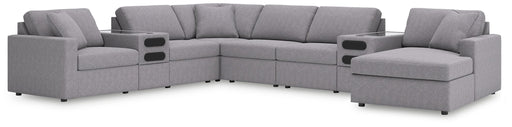 Modmax Sectional with Audio System and Chaise - Premium Sectional from Ashley Furniture - Just $2903.63! Shop now at Furniture Wholesale Plus  We are the best furniture store in Nashville, Hendersonville, Goodlettsville, Madison, Antioch, Mount Juliet, Lebanon, Gallatin, Springfield, Murfreesboro, Franklin, Brentwood