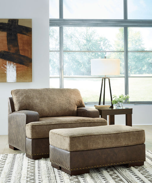 Alesbury - Living Room Set - Premium Stationary Chair & Ottoman from Signature Design by Ashley® - Just $1078! Shop now at Furniture Wholesale Plus  We are the best furniture store in Nashville, Hendersonville, Goodlettsville, Madison, Antioch, Mount Juliet, Lebanon, Gallatin, Springfield, Murfreesboro, Franklin, Brentwood