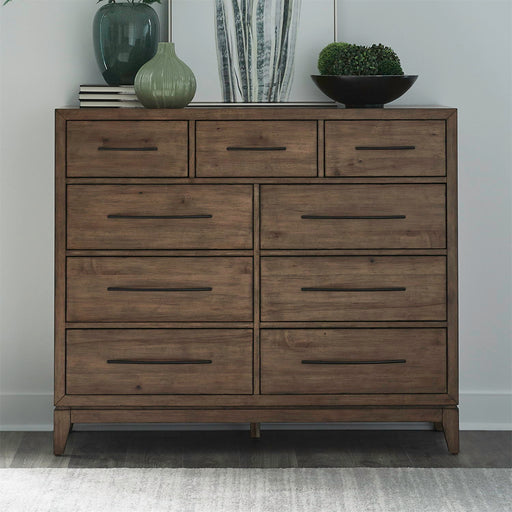 Shaker Lakes - 9 Drawer Chesser - Harvest Brown – Dressers by Liberty Furniture at Furniture Wholesale Plus , Nashville furniture store