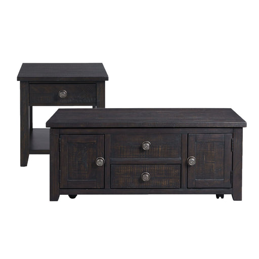 Kendyl - 2 Piece Occasional Table Set Coffee Table & End Table - Espresso – Table Sets by Elements International at Furniture Wholesale Plus , Nashville furniture store
