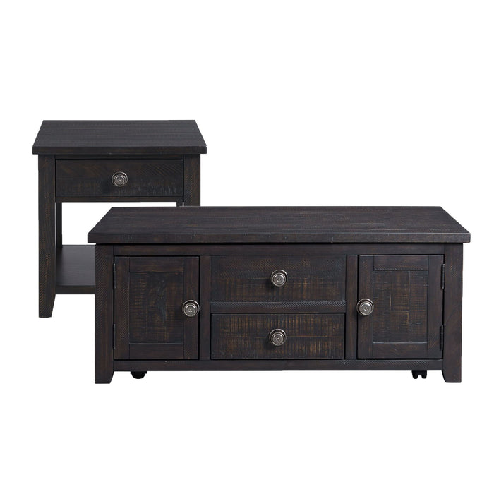 Kendyl - 2 Piece Occasional Table Set Coffee Table & End Table - Espresso – Table Sets by Elements International at Furniture Wholesale Plus , Nashville furniture store