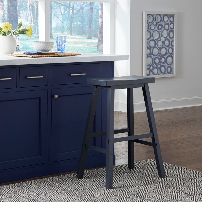 Creations II - 30" Sawhorse Stool – Bar Height (28"-30") by Liberty Furniture at Furniture Wholesale Plus , Nashville furniture store