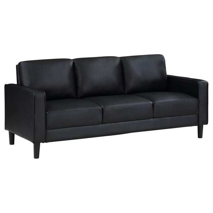 Ruth - Upholstered Track Arm Sofa Set - Premium Stationary Sofas & Loveseats from Coaster Fine Furniture - Just $909! Shop now at Furniture Wholesale Plus  We are the best furniture store in Nashville, Hendersonville, Goodlettsville, Madison, Antioch, Mount Juliet, Lebanon, Gallatin, Springfield, Murfreesboro, Franklin, Brentwood