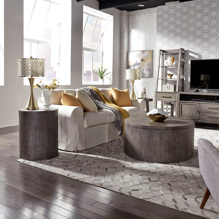 Modern Farmhouse - 3 Piece Table Set - Charcoal – Table Sets by Liberty Furniture at Furniture Wholesale Plus , Nashville furniture store