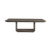 Hollywood Park - Rectangular Dining Table With Leaf - Dark Gray – Dining Tables with Extensions by Elements International at Furniture Wholesale Plus , Nashville furniture store